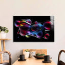 Abstract Metallic Bubbles 2 Glass Wall Art - DIY - CreoGlass®