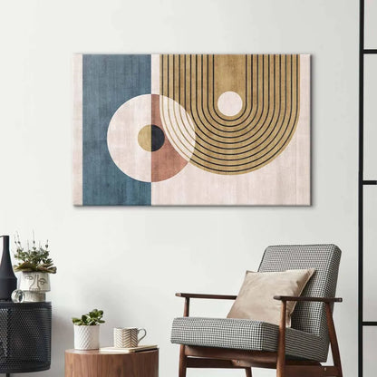 Abstract Minimalist Circles Glass Wall Art - DIY - CreoGlass®