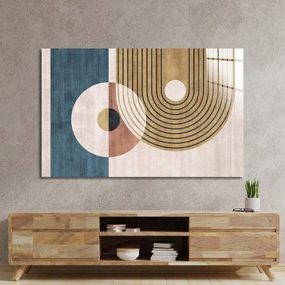 Abstract Minimalist Circles Glass Wall Art - DIY - CreoGlass®
