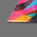 Abstract Multi-Coloured Tiger Glass Wall Art - DIY - CreoGlass®