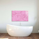 Abstract Pink Maze Glass Wall Art - DIY - CreoGlass®