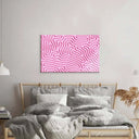 Abstract Pink Maze Glass Wall Art - DIY - CreoGlass®