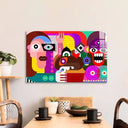 Abstract Women Glass Wall Art - DIY - CreoGlass®