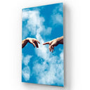 Adam in the Sky Glass Wall Art Glass Wall Art - DIY - CreoGlass®