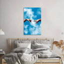 Adam in the Sky Glass Wall Art Glass Wall Art - DIY - CreoGlass®