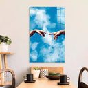 Adam in the Sky Glass Wall Art Glass Wall Art - DIY - CreoGlass®