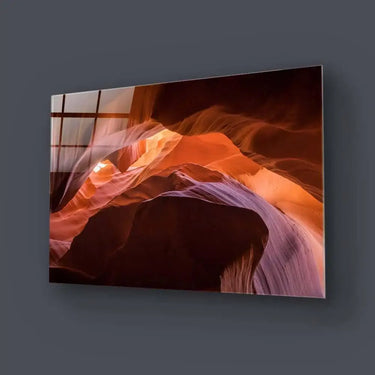 Antelope Canyon, Arizona 2 Glass Wall Art - DIY - CreoGlass®