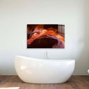 Antelope Canyon, Arizona 2 Glass Wall Art - DIY - CreoGlass®