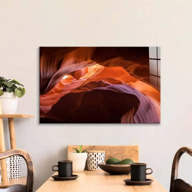 Antelope Canyon, Arizona 2 Glass Wall Art - DIY - CreoGlass®