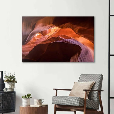 Antelope Canyon, Arizona 2 Glass Wall Art - DIY - CreoGlass®