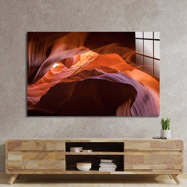 Antelope Canyon, Arizona 2 Glass Wall Art - DIY - CreoGlass®
