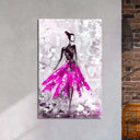 Ballerina in Pink Tutu Glass Wall Art - DIY - CreoGlass®