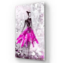 Ballerina in Pink Tutu Glass Wall Art - DIY - CreoGlass®