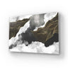 Black and Gold Geometric Clouds Glass Wall Art - DIY - CreoGlass®