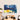 Blue and Yellow Modern Abstract Glass Wall Art - DIY - CreoGlass®
