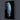 Blue Feather on a Black Background Glass Wall Art - DIY - CreoGlass®