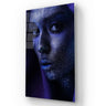 Blue Glitter Makeup Glass Wall Art - DIY - CreoGlass®