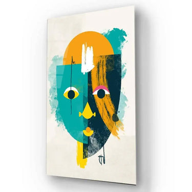 Bright Cubism Glass Wall Art - DIY - CreoGlass®
