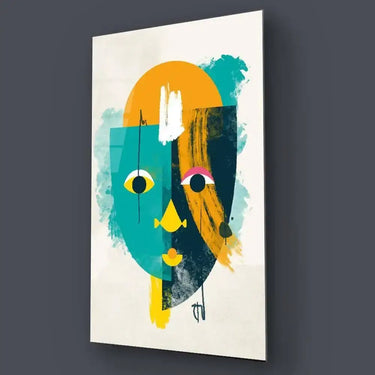 Bright Cubism Glass Wall Art - DIY - CreoGlass®