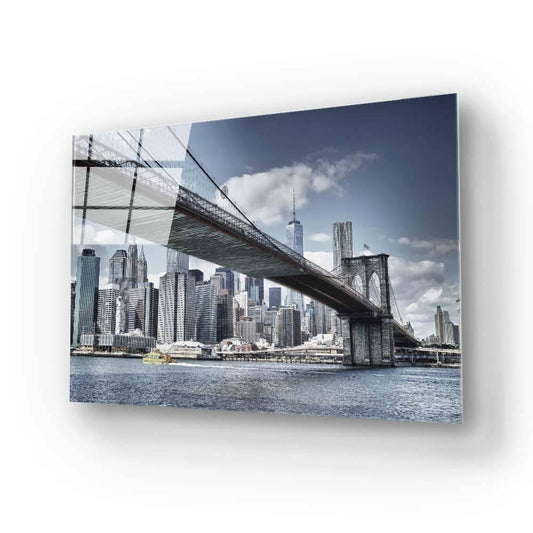 Brooklyn Bridge Glass Wall Art - DIY - CreoGlass®