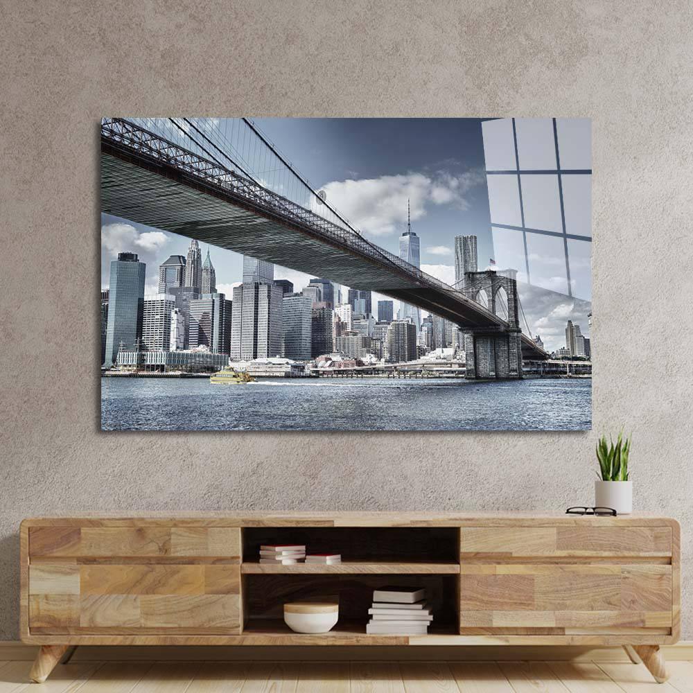 Brooklyn Bridge Glass Wall Art - DIY - CreoGlass®