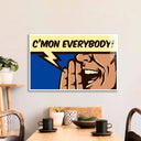 C'mon Everybody! Retro Glass Wall Art - DIY - CreoGlass®