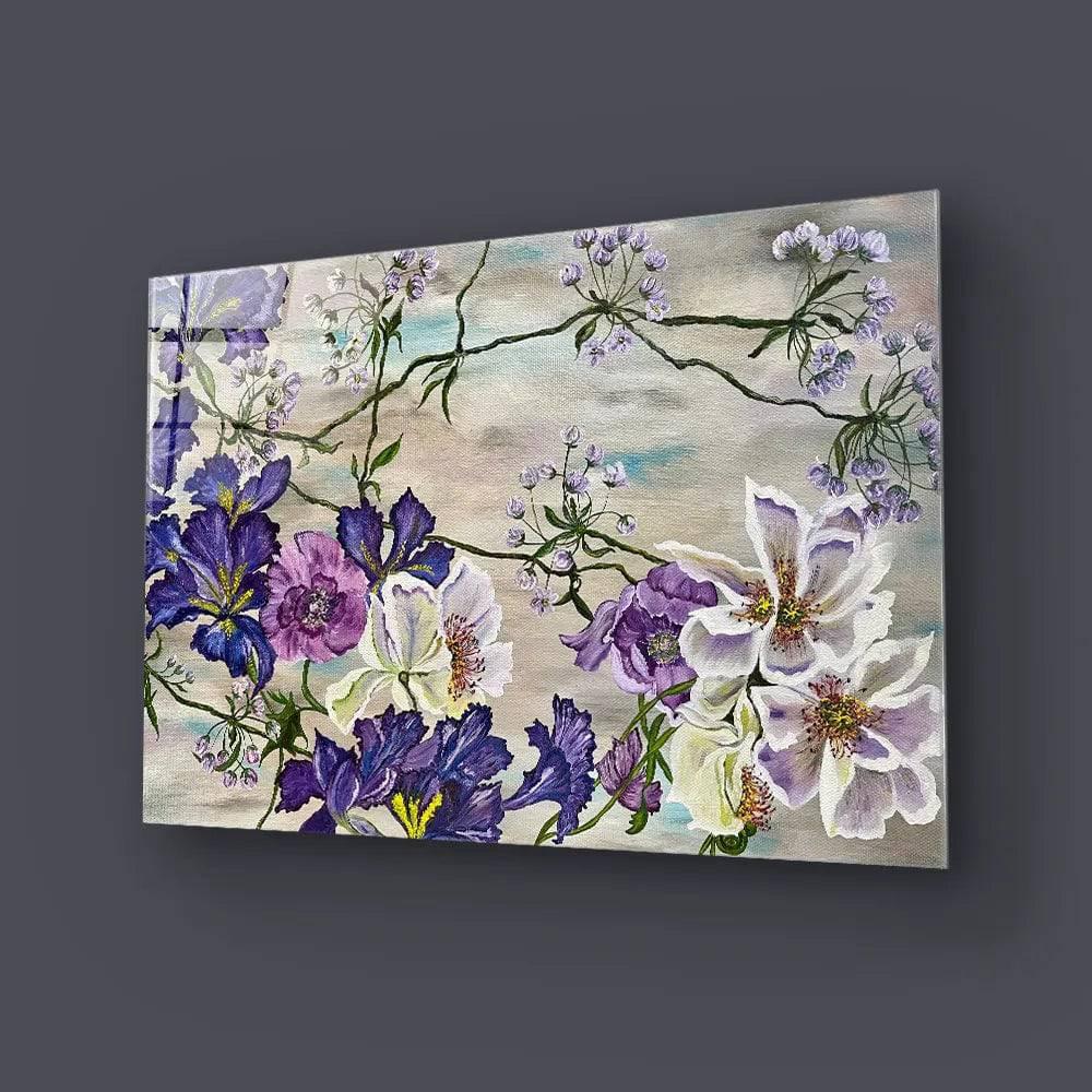 Canvas Flower Glass Wall Art - DIY - CreoGlass®