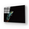 Chameleon Black Background Glass Wall Art - DIY - CreoGlass®