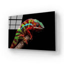 Colourful Chameleon Glass Wall Art - DIY - CreoGlass®
