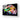 Colourful Eagle Painting in Black Background Glass Wall Art - DIY - CreoGlass®