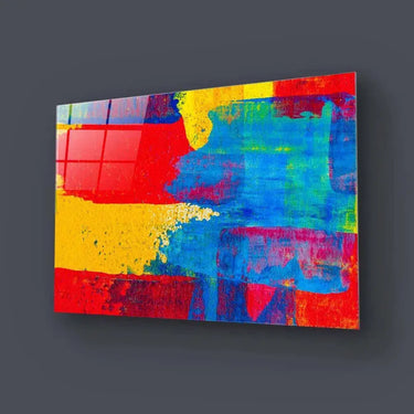 Contrasting Modern Abstract Glass Wall Art - DIY - CreoGlass®