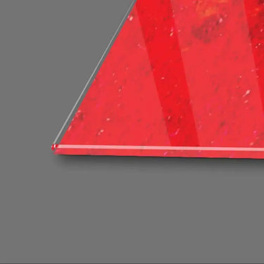 Contrasting Modern Abstract Glass Wall Art - DIY - CreoGlass®