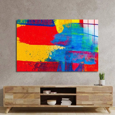 Contrasting Modern Abstract Glass Wall Art - DIY - CreoGlass®