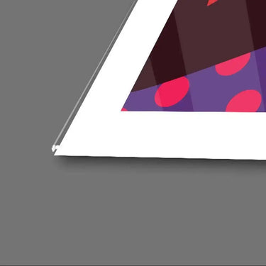 Cursed Speech Bubble Retro Glass Wall Art - DIY - CreoGlass®