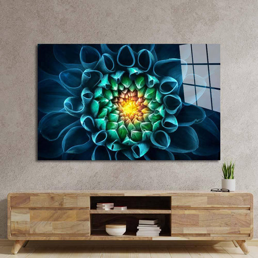 Dahlia Glass Wall Art - DIY - CreoGlass®