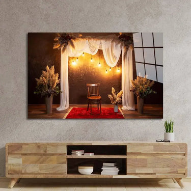 Decorated Chair Glass Wall Art - DIY - CreoGlass®