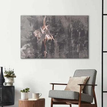 Distressed Ballerina Glass Wall Art - DIY - CreoGlass®