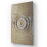 Egyptian Circle Sun Rays with Light Textured Background Glass Wall Art - DIY - CreoGlass®