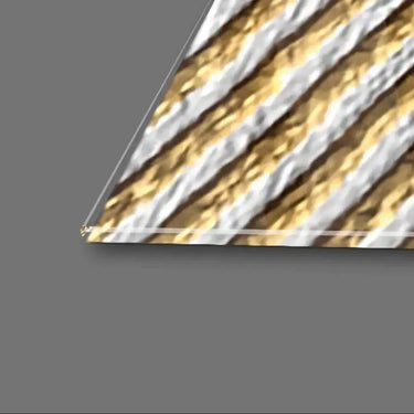 Egyptian Circle Sun Rays with Light Textured Background Glass Wall Art - DIY - CreoGlass®