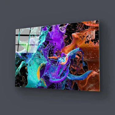 Exploding Paints Glass Wall Art - DIY - CreoGlass®
