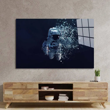Fading Astronaut Glass Wall Art - DIY - CreoGlass®