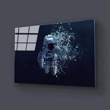 Fading Astronaut Glass Wall Art - DIY - CreoGlass®
