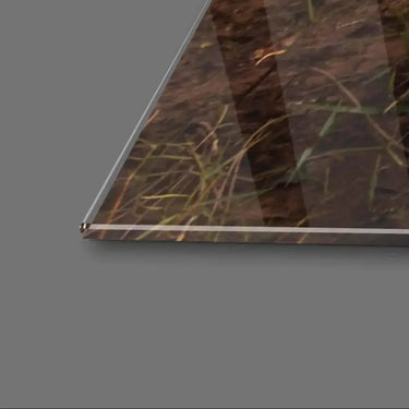 Fishing Boat under Sunset Glass Wall Art - DIY - CreoGlass®