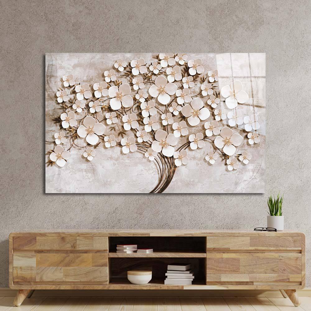 Flowering Tree Glass Wall Art - DIY - CreoGlass®