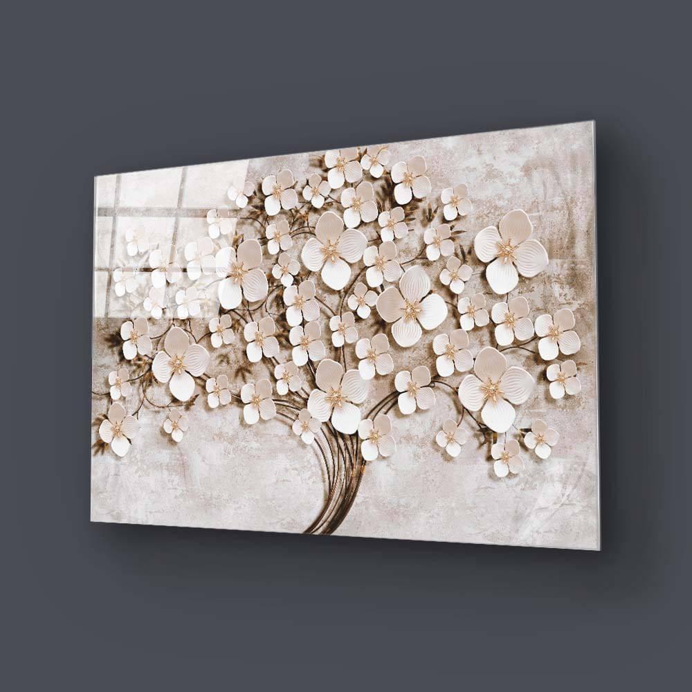 Flowering Tree Glass Wall Art - DIY - CreoGlass®