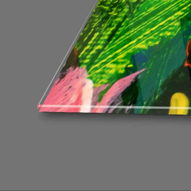 Flowers Monet Meadow 2 Glass Wall Art - DIY - CreoGlass®