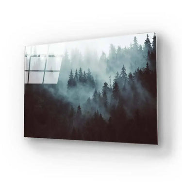 Foggy Forest Glass Wall Art - DIY - CreoGlass®