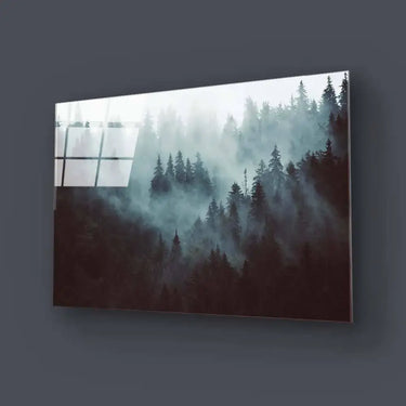 Foggy Forest Glass Wall Art - DIY - CreoGlass®