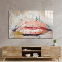 Fragmented Lips Glass Wall Art - DIY - CreoGlass®