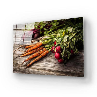 Fresh Vegetables Glass Wall Art - DIY - CreoGlass®